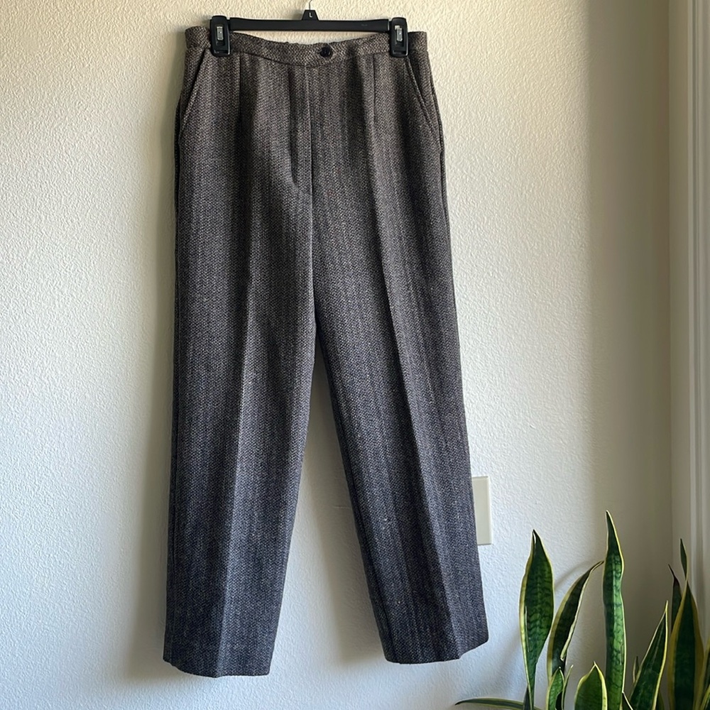 Hunter Sportswear VTG Vintage Women’s Tweed Wool Straight Pants 10